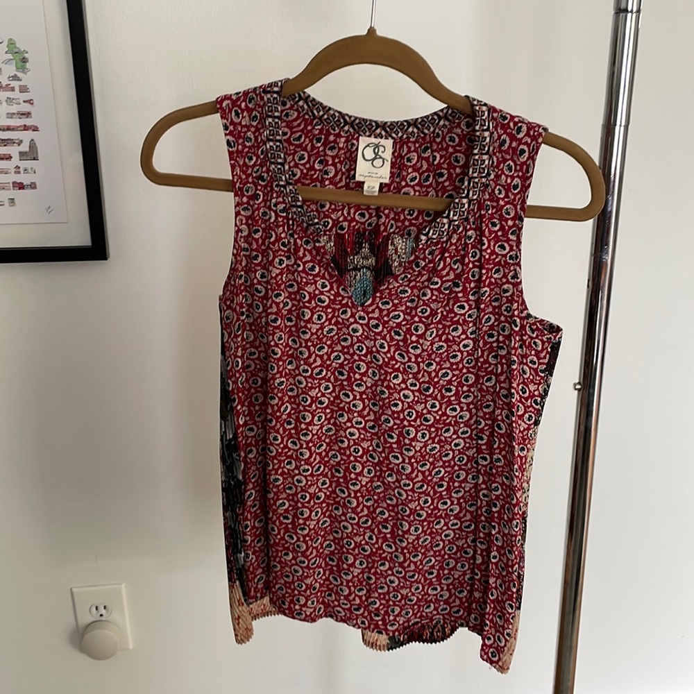 Anthropologie printed tank